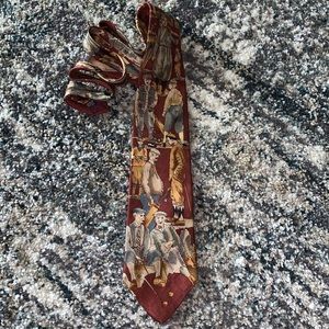 Tango Golf Theme Tie Pre Owned